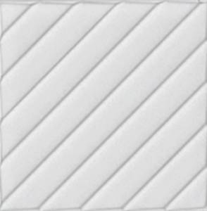 20x20 cm Linea White Modern Patterned Ceramic Tile, 1 sqm2 (10 sqf ) ,set of 1 m2 ,25 pcs Unique turkish tiles,relief tile,