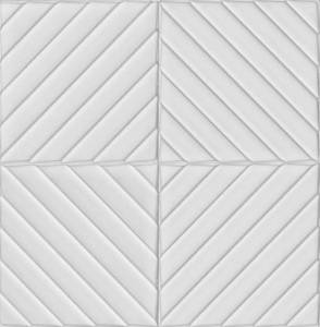 20x20 cm Linea White Modern Patterned Ceramic Tile, 1 sqm2 (10 sqf ) ,set of 1 m2 ,25 pcs Unique turkish tiles,relief tile,