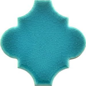 12×12 Ottoman Flat Arabesque Turquoise Tile Ceramic, 1 sqm2 (10 sqf ) ,set of 1 m2 ,105 pcs Unique turkish tiles,ceramic mosaic tiles