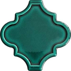 12×12 Ottoman Relief Arabesque Green Tile Tile Ceramic 1 sqm2 (10 sqf ) ,set of 1 m2 ,105 pcs Unique turkish tiles,ceramic mosaic tiles,