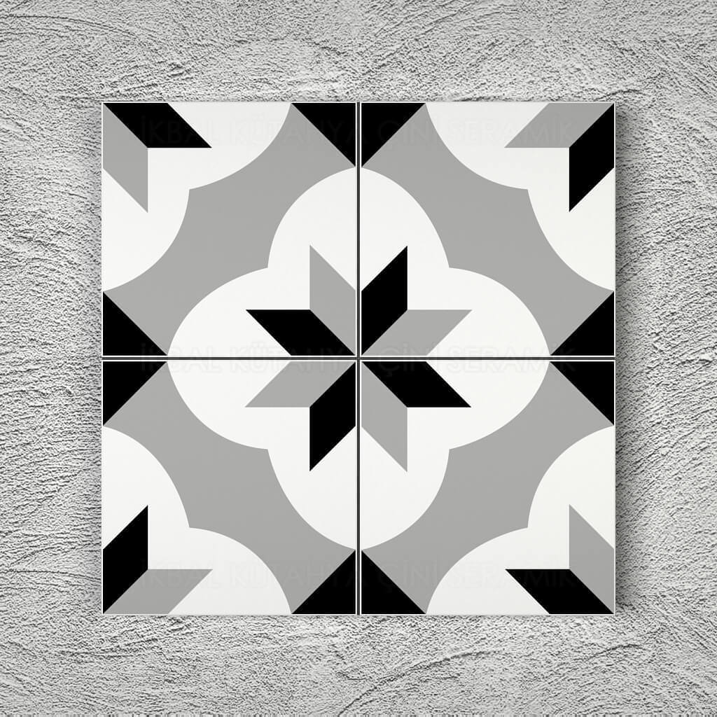 20×20 YÇ-11 Patterned Floor Tile 1 sqm2 (10 sqf ) ,set of 1 m2 ,25 pcs Unique turkish tiles,homemade ceramic mosaic tiles,bathroom tile