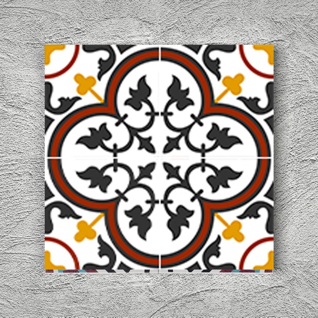 20×20 YÇ-44 Patterned Floor Tile1 sqm2 (10 sqf ) ,set of 1 m2 ,25 pcs Unique turkish tiles,homemade ceramic mosaic tiles,bathroom tile