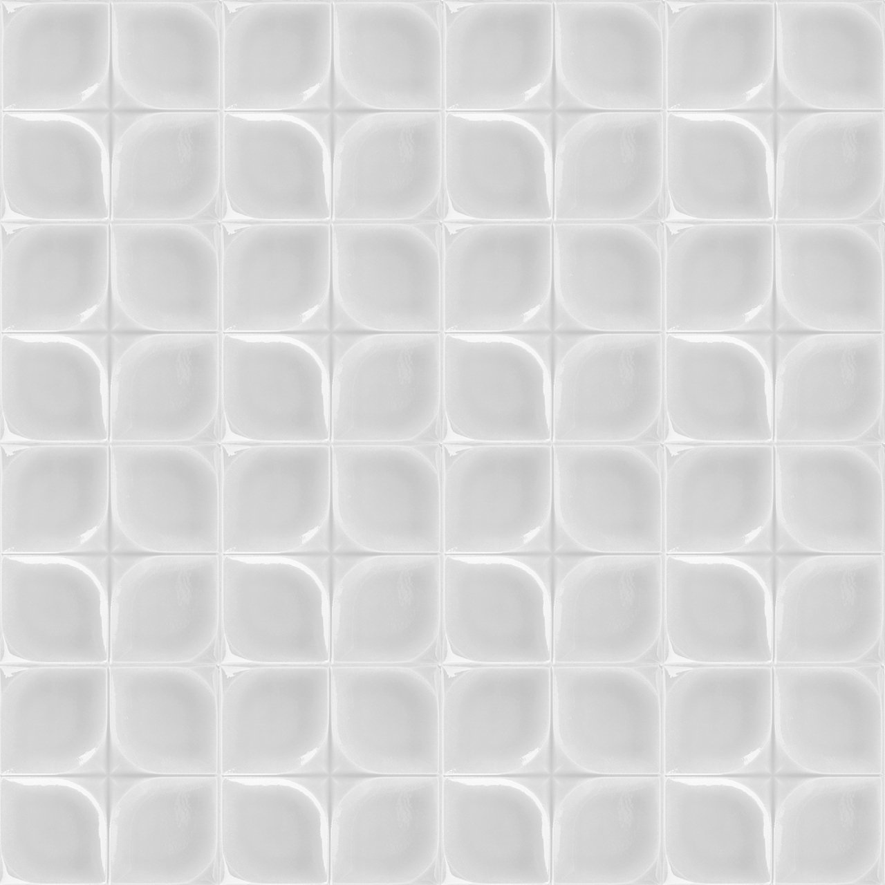 12,5x12,5 cm Defakto White Model Ceramic Tile, 1 sqm2 (10 sqf ) ,set of 1 m2 ,64 pcs Unique turkish tiles,relief tile,ceramic mosaic tiles,