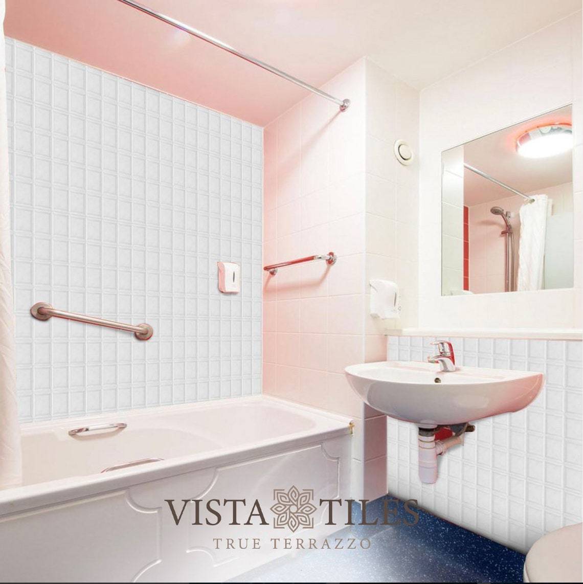 12.5×12.5 cm Plain White Ceramic Tile, 1 sqm2 (10 sqf ) ,set of 1 m2 ,64 pcs Unique turkish tiles,relief tile,ceramic tiles,bathroom tile