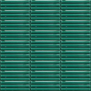 7×21 Cm Bamboo Green Patterned Ceramic Tile