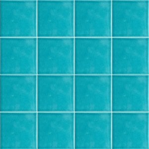 12.5×12.5 Cm Flat Turquoise Ceramic Tile