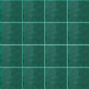 12.5×12.5 Cm Plain Green Ceramic Tile