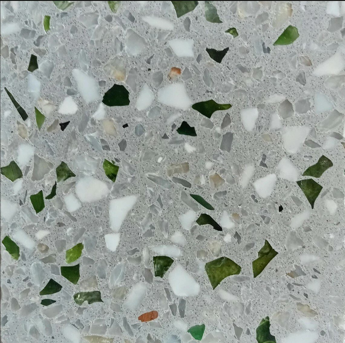 Terrazzo Tiles / High Quality Cement Base Terrazzo Floor for Indoor  Commercial and Residential Project 4 inch (VSTSA-967)