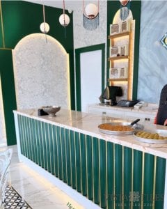 Bar Front Green Ceramic Corrugated Tile, Ceramic Tile,tradition,handmade tile,10x100 Bar Front Tile,turkish handicraft,Shaped Tiles